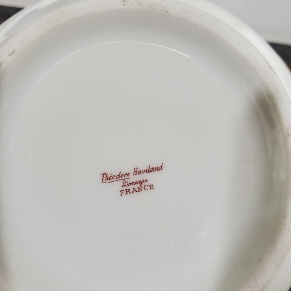 VINTAGE Haviland Schleiger #629 Sugar Bowl and Creamer - Picture 6 of 8